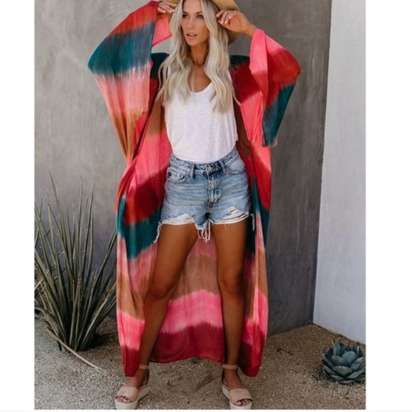 Brand New Bohemian Kimono Cardigan - Picture 6 of 7